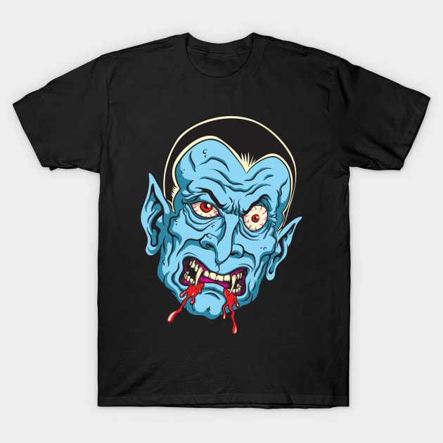 Dracula's Head T-Shirt by Starquake